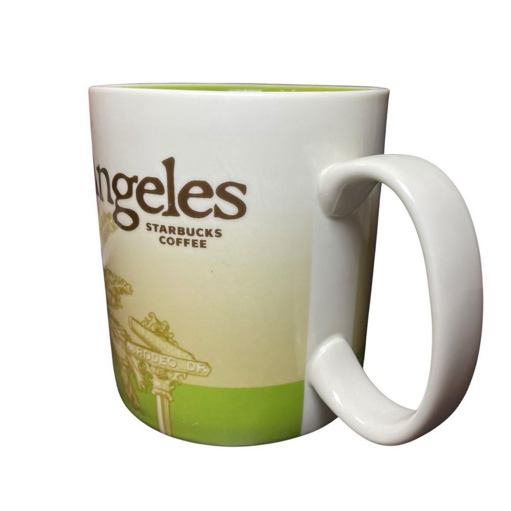2012 Starbucks Global Icon Collector's Series Los Angeles 16oz Ceramic Mug Cup - Picture 2 of 9